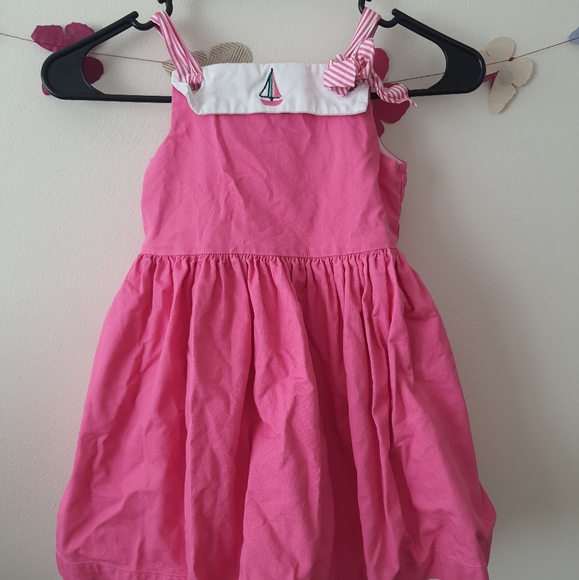Janie and Jack Other - Janie & Jack pink Sailboat Nautical Dress